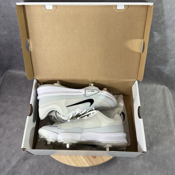 Nike Baseball Cleats Force Zoom Trout 9 Pro Mens 8 Platinum Baseball Shoes main image 10